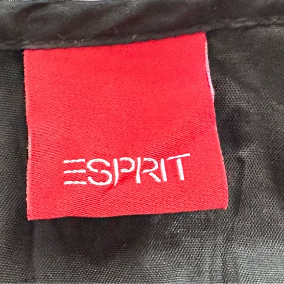 Vintage Esprit Black Pre-wrinkled Slip Silk Dress Chic Unique. No iron required. - Picture 10 of 13
